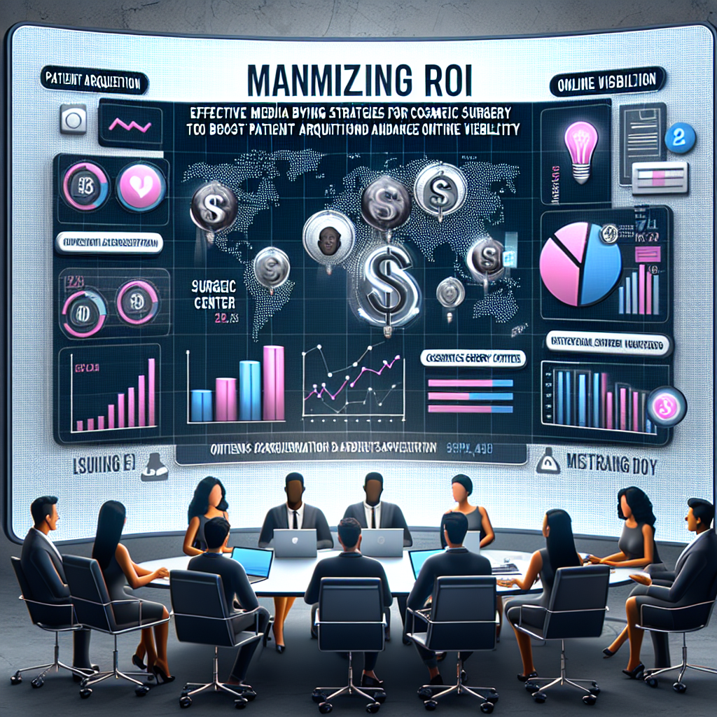 Maximizing ROI: Effective Media Buying Strategies for Cosmetic Surgery Centers to Boost Patient Acquisition and Enhance Online Visibility